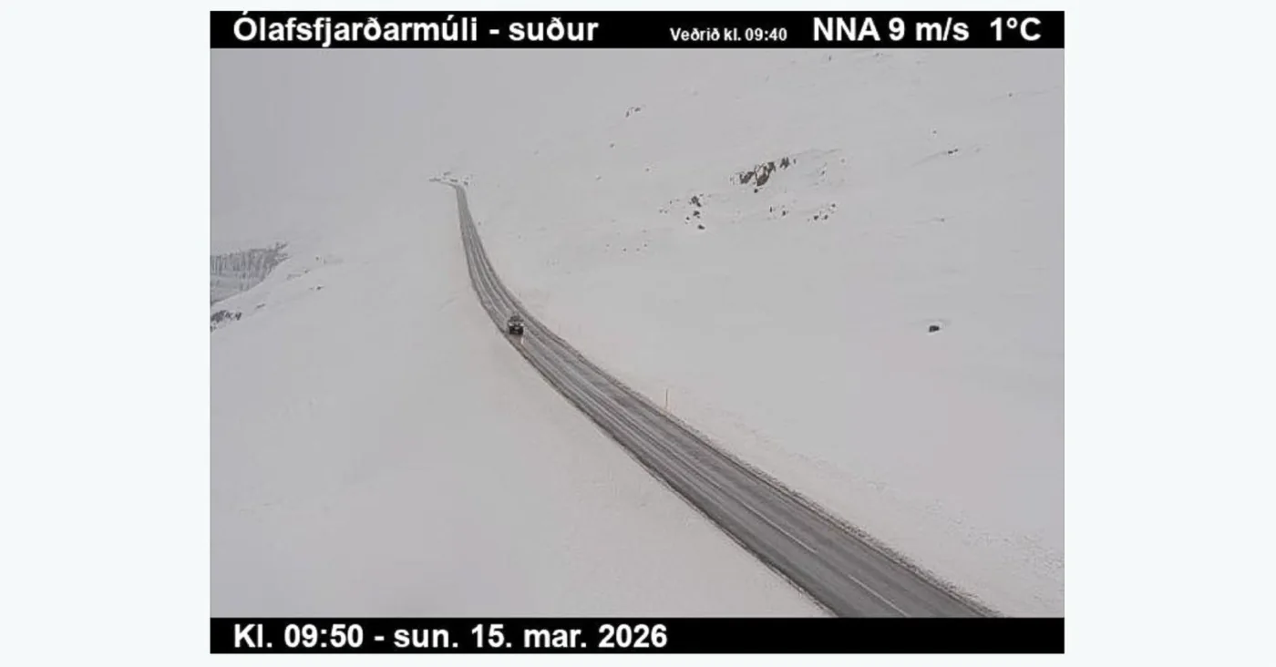 Óvissustig í gildi – Opið um Ólafsfjarðarmúla og Siglufjarðarveg